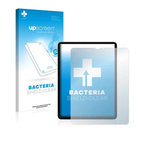 upscreen Bacteria Shield Clear Premium Antibacterial Screen Protector for Apple iPad Pro 12.9 2018