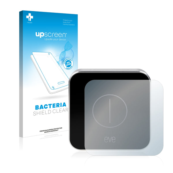 upscreen Bacteria Shield Clear Premium Antibacterial Screen Protector for Elgato Eve Button