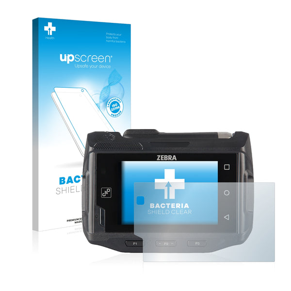 upscreen Bacteria Shield Clear Premium Antibacterial Screen Protector for Zebra WT6000