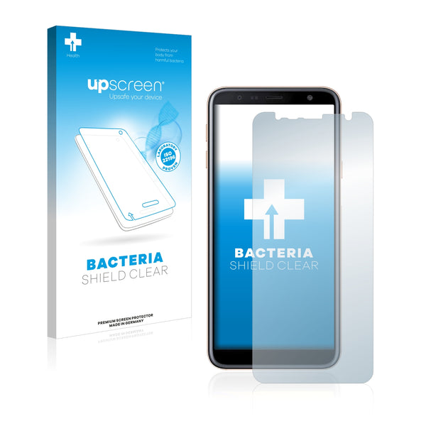 upscreen Bacteria Shield Clear Premium Antibacterial Screen Protector for Samsung Galaxy J4 Plus