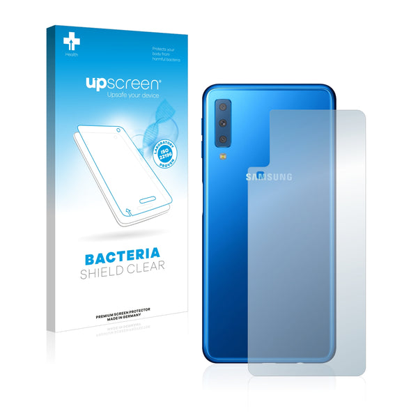 upscreen Bacteria Shield Clear Premium Antibacterial Screen Protector for Samsung Galaxy A7 2018 (Back)