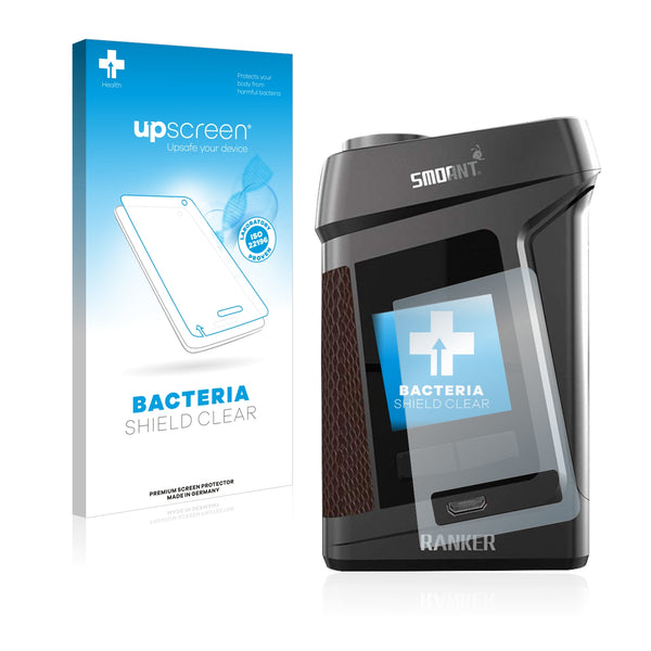 upscreen Bacteria Shield Clear Premium Antibacterial Screen Protector for Smoant Ranker 218W