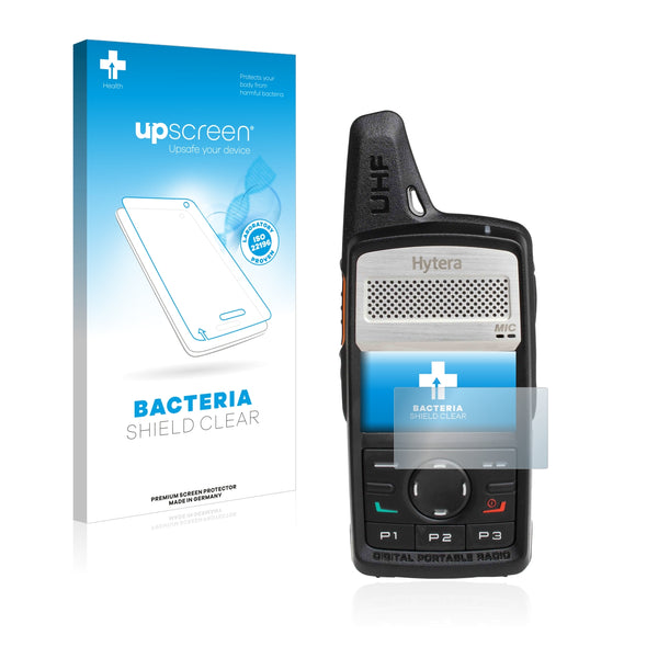 upscreen Bacteria Shield Clear Premium Antibacterial Screen Protector for Hytera PD365