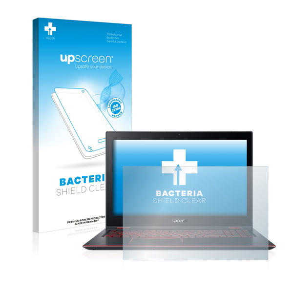 upscreen Bacteria Shield Clear Premium Antibacterial Screen Protector for Acer Nitro 5 Spin