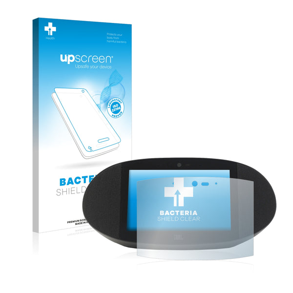 upscreen Bacteria Shield Clear Premium Antibacterial Screen Protector for JBL Link View