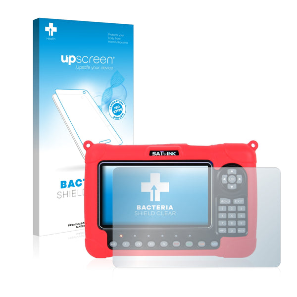 upscreen Bacteria Shield Clear Premium Antibacterial Screen Protector for Satlink WS-6980