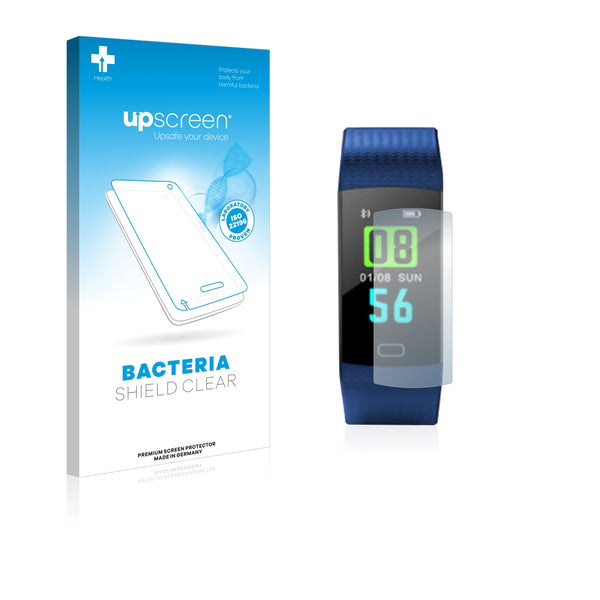 upscreen Bacteria Shield Clear Premium Antibacterial Screen Protector for Goral Y5 Smart (0.96)