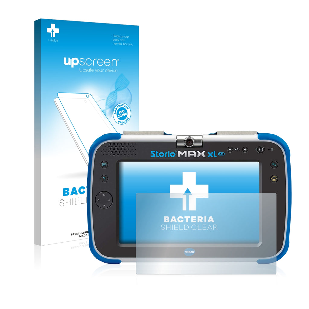 upscreen Bacteria Shield Clear Premium Antibacterial Screen Protector for  Vtech Storio Max XL 2.0 - ScreenShield