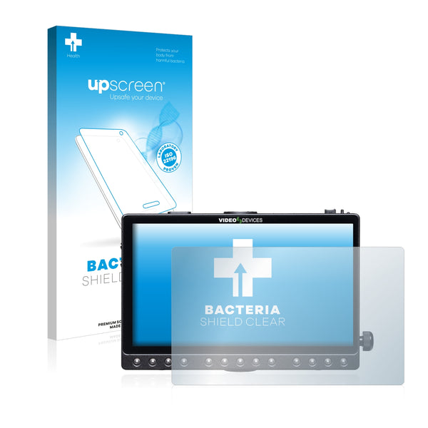upscreen Bacteria Shield Clear Premium Antibacterial Screen Protector for Video Devices PIX-E7