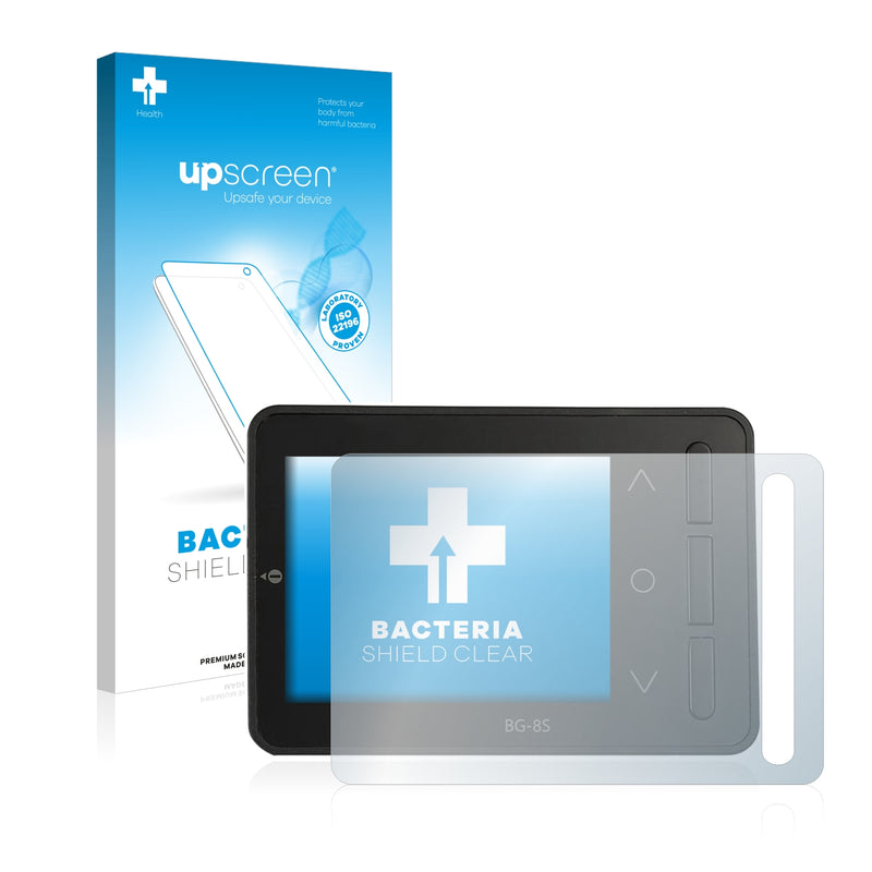 upscreen Bacteria Shield Clear Premium Antibacterial Screen Protector for ISDT BG-8S