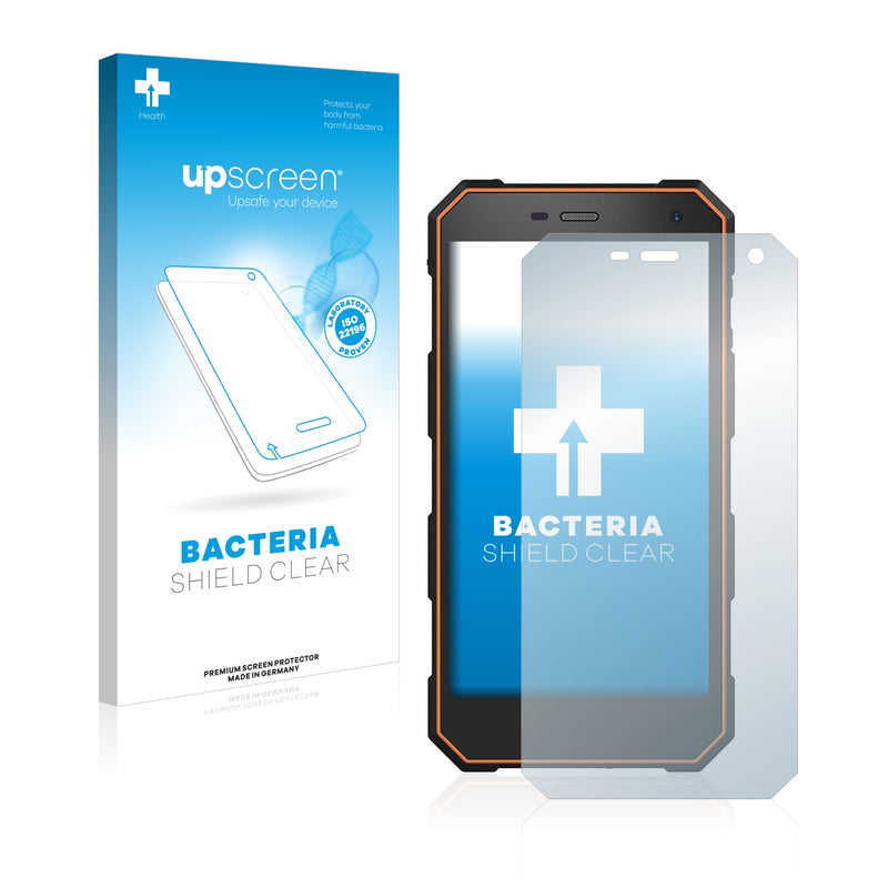 upscreen Bacteria Shield Clear Premium Antibacterial Screen Protector for Plum Gator 5
