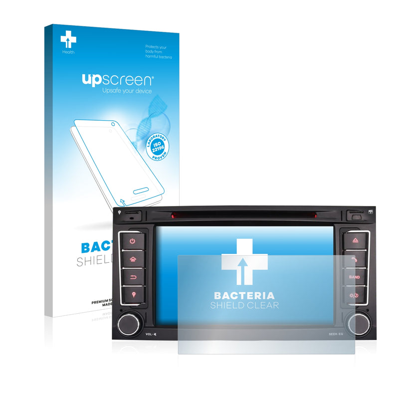 upscreen Bacteria Shield Clear Premium Antibacterial Screen Protector for Erisin ES 7856T 7