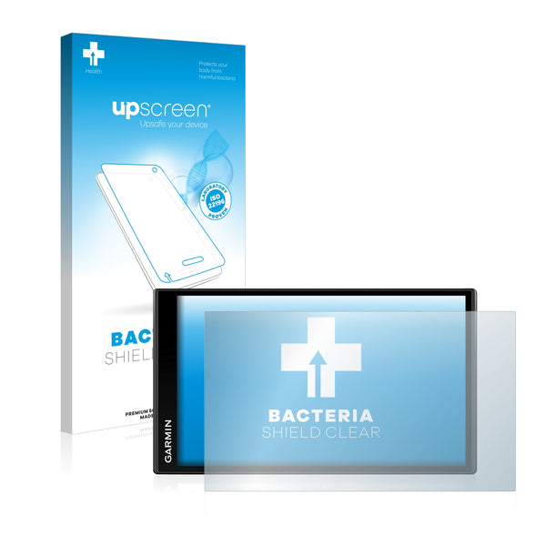 upscreen Bacteria Shield Clear Premium Antibacterial Screen Protector for Garmin RV 770 LMT-S