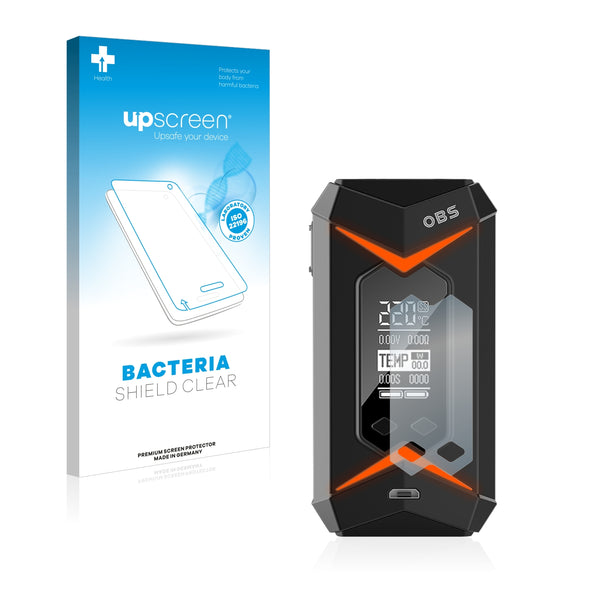 upscreen Bacteria Shield Clear Premium Antibacterial Screen Protector for OBS Bat Box Mod
