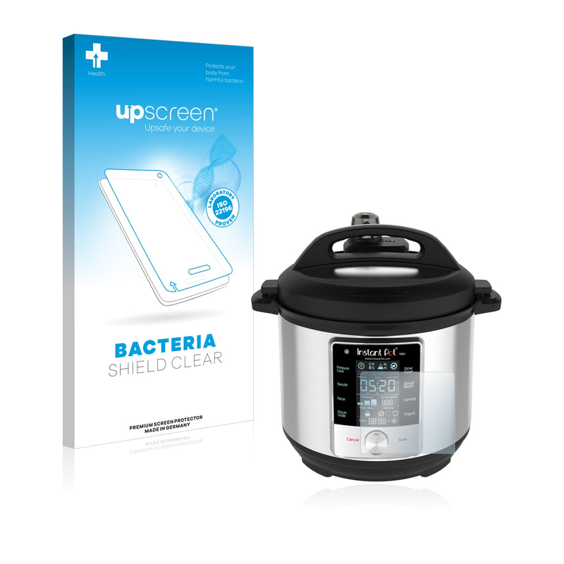 upscreen Bacteria Shield Clear Premium Antibacterial Screen Protector for Instant Pot Max