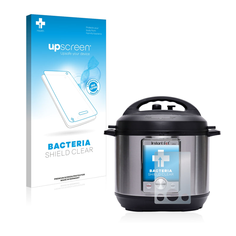 upscreen Bacteria Shield Clear Premium Antibacterial Screen Protector for Instant Pot 10-in-1