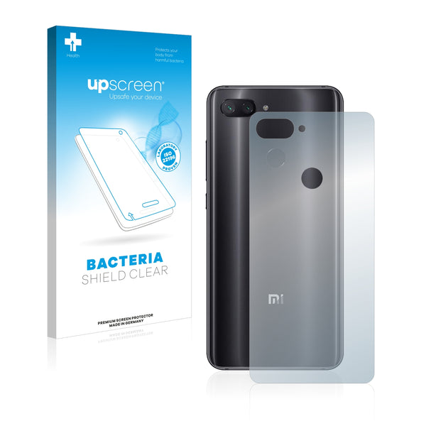upscreen Bacteria Shield Clear Premium Antibacterial Screen Protector for Xiaomi Mi 8 Lite (Back)