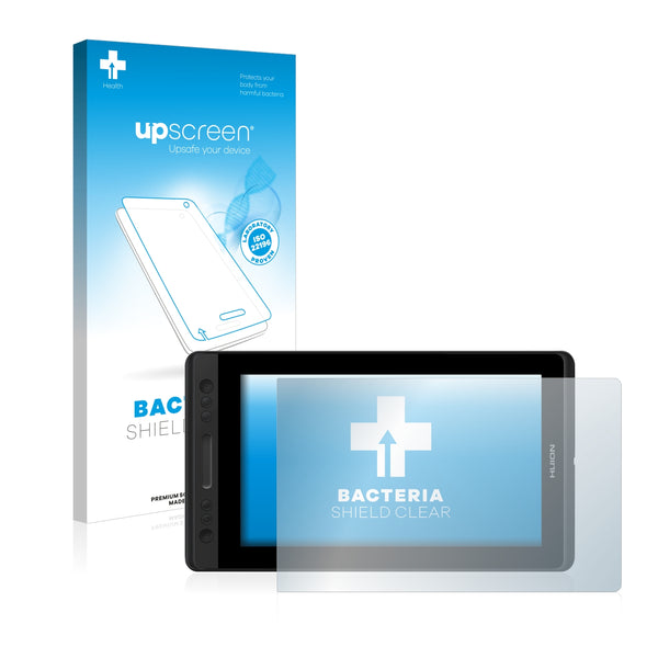 upscreen Bacteria Shield Clear Premium Antibacterial Screen Protector for Huion Kamvas Pro 13