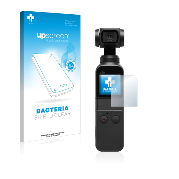 upscreen Bacteria Shield Clear Premium Antibacterial Screen Protector for DJI Osmo Pocket