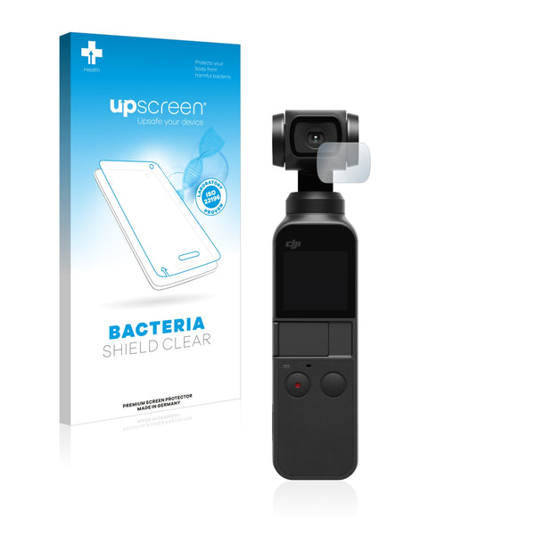 upscreen Bacteria Shield Clear Premium Antibacterial Screen Protector for DJI Osmo Pocket (Lens)
