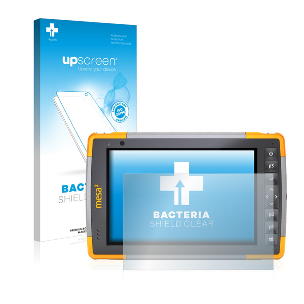 upscreen Bacteria Shield Clear Premium Antibacterial Screen Protector for Juniper Systems Mesa 2 Rugged Tablet