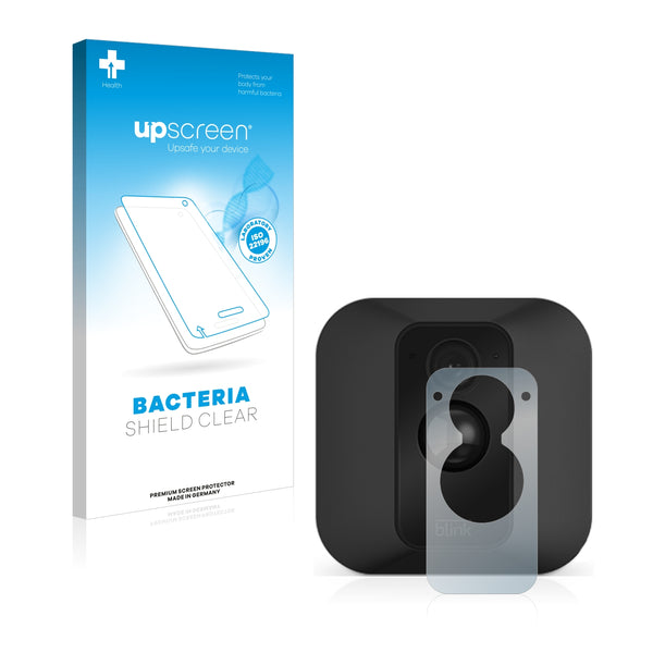 upscreen Bacteria Shield Clear Premium Antibacterial Screen Protector for Blink XT Outdoor
