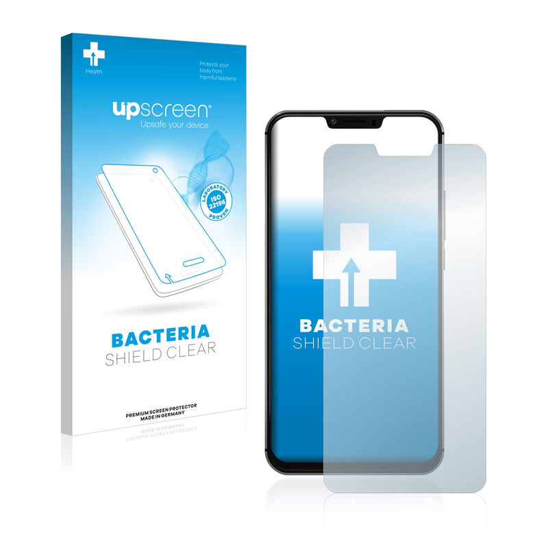 upscreen Bacteria Shield Clear Premium Antibacterial Screen Protector for Vernee M8 Pro