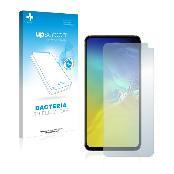 upscreen Bacteria Shield Clear Premium Antibacterial Screen Protector for Samsung Galaxy S10e