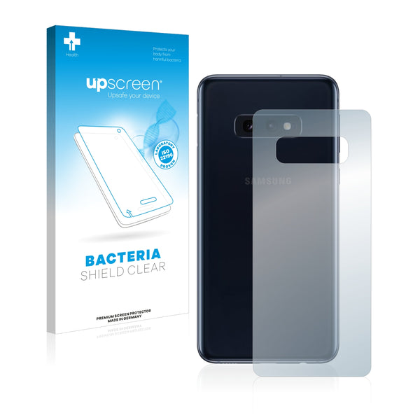 upscreen Bacteria Shield Clear Premium Antibacterial Screen Protector for Samsung Galaxy S10e (Back)