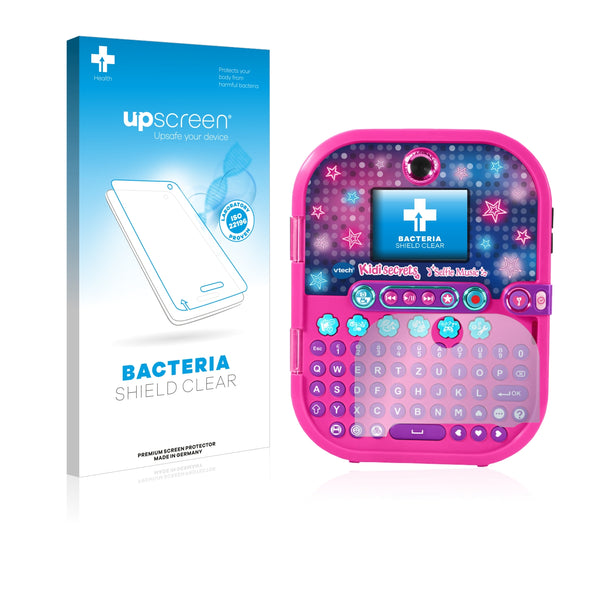 upscreen Bacteria Shield Clear Premium Antibacterial Screen Protector for Vtech Kidisecrets Selfie Music