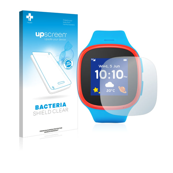 upscreen Bacteria Shield Clear Premium Antibacterial Screen Protector for TCL Movetime MT30