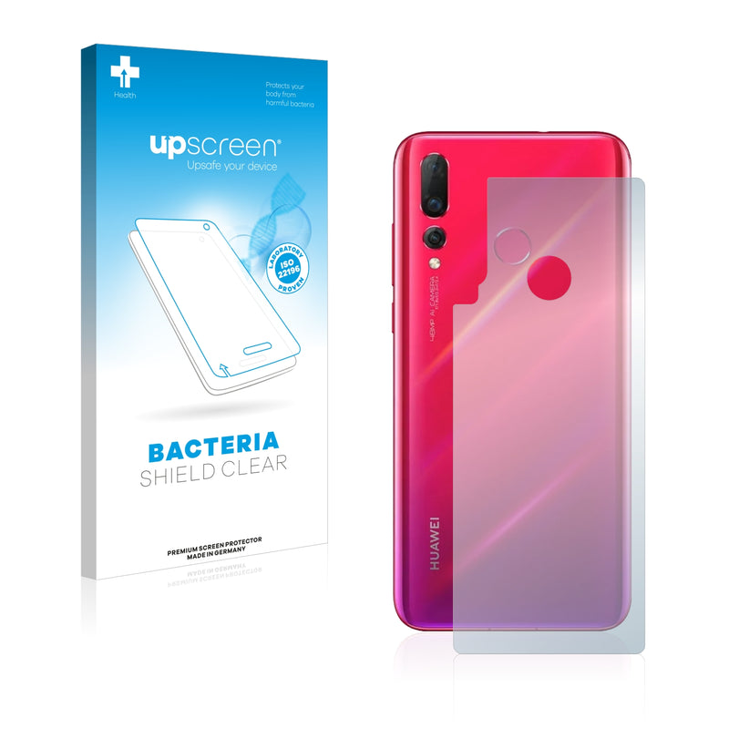 upscreen Bacteria Shield Clear Premium Antibacterial Screen Protector for Huawei Nova 4 (Back)