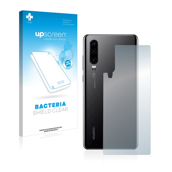 upscreen Bacteria Shield Clear Premium Antibacterial Screen Protector for Huawei P30 (Back)