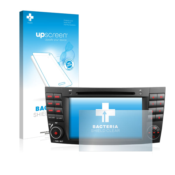 upscreen Bacteria Shield Clear Premium Antibacterial Screen Protector for Xomax XM 02Z