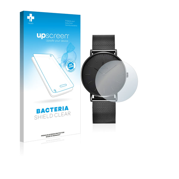 upscreen Bacteria Shield Clear Premium Antibacterial Screen Protector for Alienwork IK Watch (40 mm)
