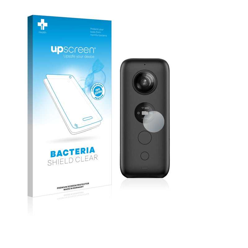 upscreen Bacteria Shield Clear Premium Antibacterial Screen Protector for Insta360 One X