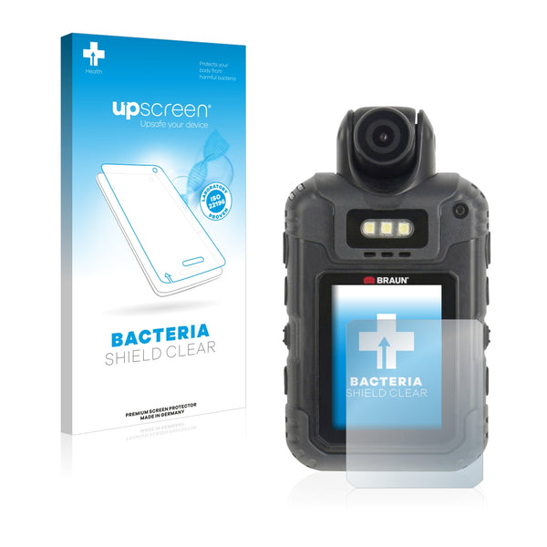 upscreen Bacteria Shield Clear Premium Antibacterial Screen Protector for Braun BCX5