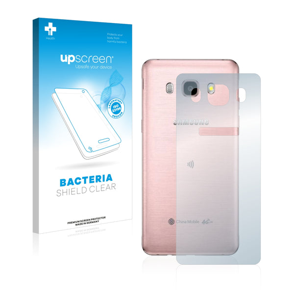 upscreen Bacteria Shield Clear Premium Antibacterial Screen Protector for Samsung Galaxy J5 2016 (Back)