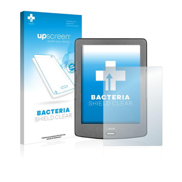 upscreen Bacteria Shield Clear Premium Antibacterial Screen Protector for inkBOOK Classic 2