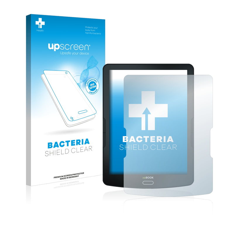 upscreen Bacteria Shield Clear Premium Antibacterial Screen Protector for inkBOOK Explore