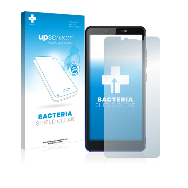 upscreen Bacteria Shield Clear Premium Antibacterial Screen Protector for Tecno Camon iACE2X