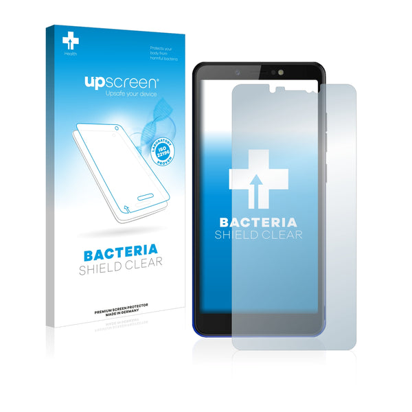 upscreen Bacteria Shield Clear Premium Antibacterial Screen Protector for Tecno Camon iACE2