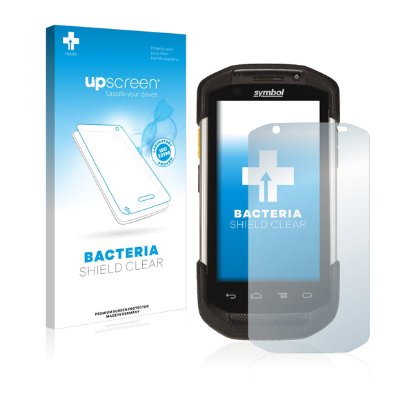 upscreen Bacteria Shield Clear Premium Antibacterial Screen Protector for Zebra TC77