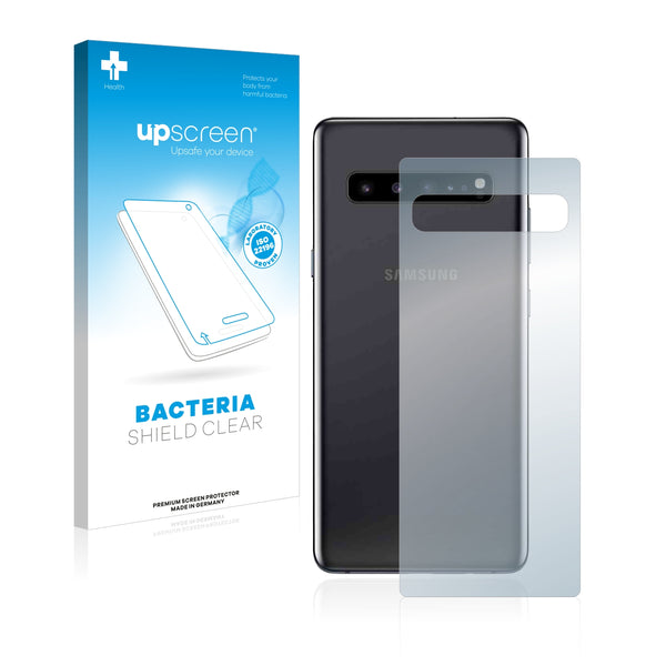 upscreen Bacteria Shield Clear Premium Antibacterial Screen Protector for Samsung Galaxy S10 5G (Back)