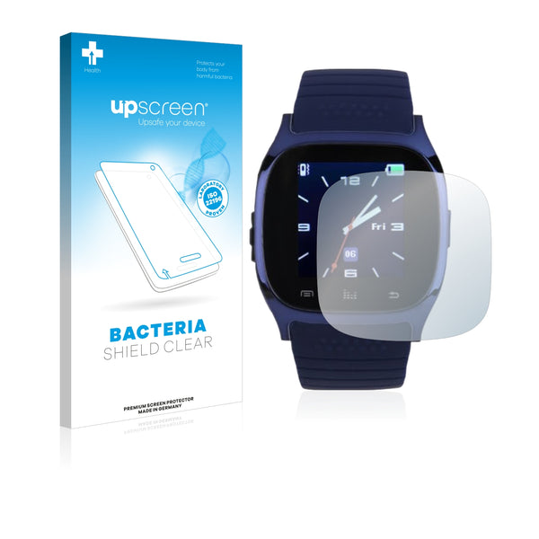 upscreen Bacteria Shield Clear Premium Antibacterial Screen Protector for RWatch M26 T8
