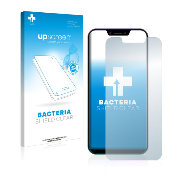 upscreen Bacteria Shield Clear Premium Antibacterial Screen Protector for Leagoo S10