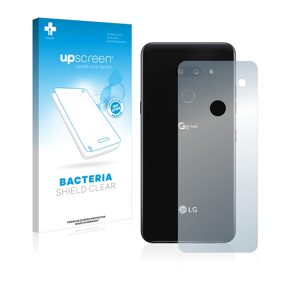 upscreen Bacteria Shield Clear Premium Antibacterial Screen Protector for LG G8 ThinQ (Back)