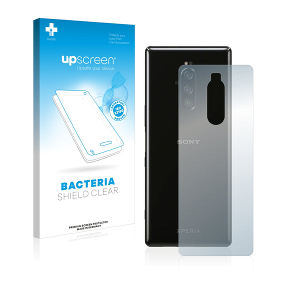 upscreen Bacteria Shield Clear Premium Antibacterial Screen Protector for Sony Xperia 1 (Back)