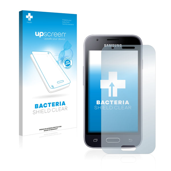 upscreen Bacteria Shield Clear Premium Antibacterial Screen Protector for Samsung Galaxy J1 Mini Prime