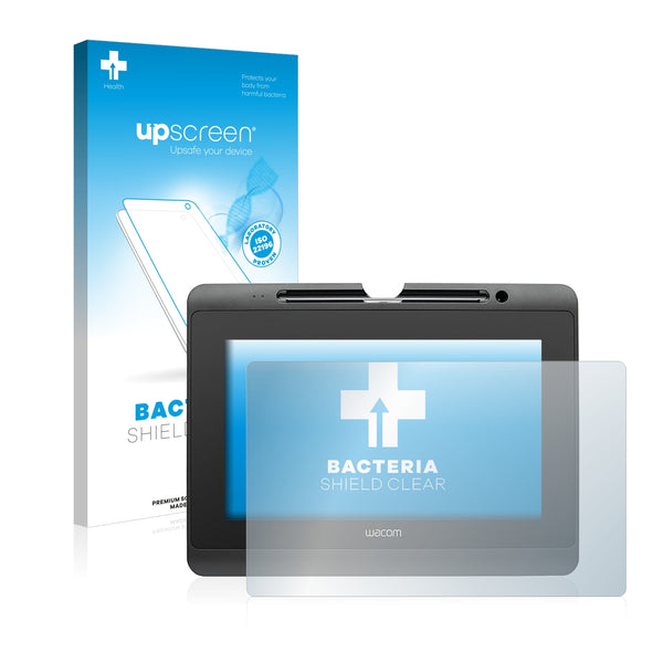 upscreen Bacteria Shield Clear Premium Antibacterial Screen Protector for Wacom DTH-1152